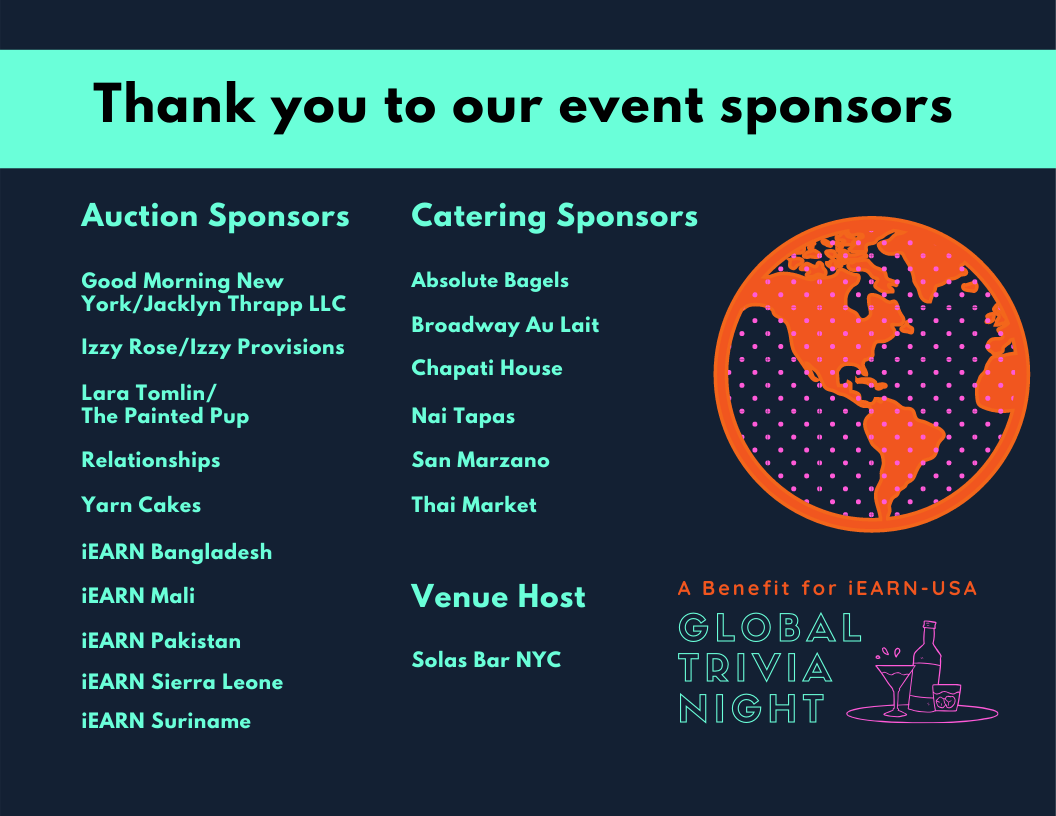 Copy Of Global Trivia Night Thank You To Our Sponsors 1