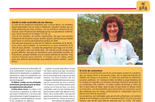 Cristina Bosio Ferrar Featured In Argentinian Magazine 2