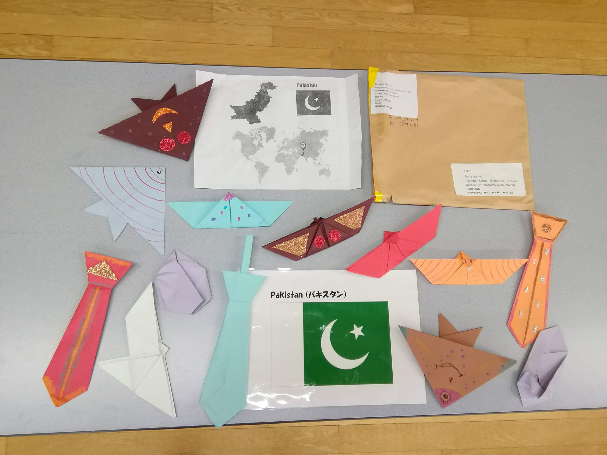 Origami Products From Pakistan Displayed At Japan