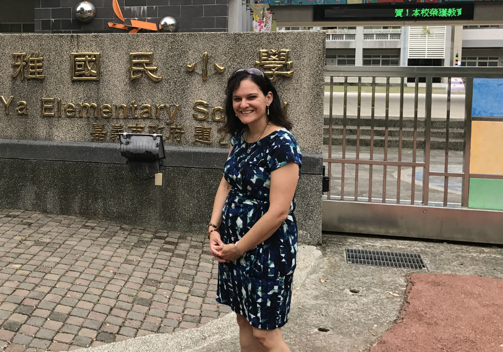 Tonya on a visit to Taiwan